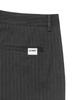 GLOWNY G Gentle Wide Leg Pinstripe Pants (Gray)