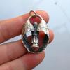 Vintage Exquisite Praying Cherub Pendant Guardian Angel Necklace Suitable for Men and Women Punk Jewelry Gifts