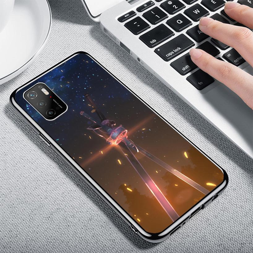 Sword Art Online Anime Phone Case For Xiaomi Poco X7 X6 X5 Pro F7 Ultra Redmi 15C 15 13 13C 12 12C 10 10A 10C 9 9A 9C 9T Shell P