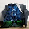 Football Messi Blanket Soft Warm Cozy Great for Couch Bed Bedding for All Occasions Digital Print Gifts For Family Or Friends