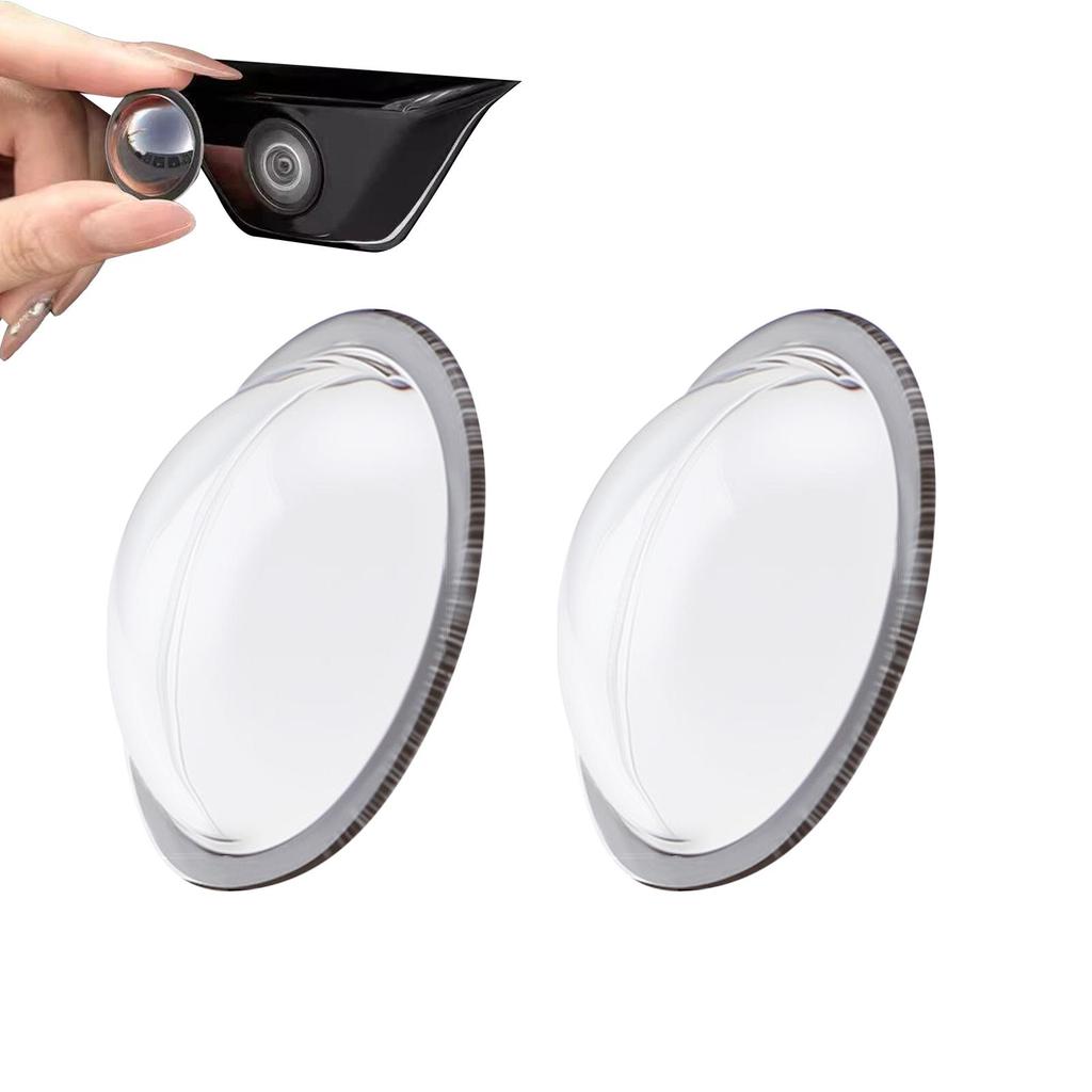2Pcs Car Camera Lens Protector Advanced Scratch Car Camera Lens Guards Anti-Scratch for Front Rear Road Driving Rainy Day