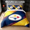 Pittsburgh Steelers Design Bed Bedding Set 1 Duvet Cover + 2 Pillowcases Soft Breathable Household Bed Linens