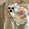 New Foreign Trade Hot-selling Products Oil Painting Flower Apple 17promax Mobile Phone Case iPhone12/13 Transparent Soft Case