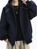 Unisex High Street Casual Zipper Hoodie - Trendy American Brand for Men & Women