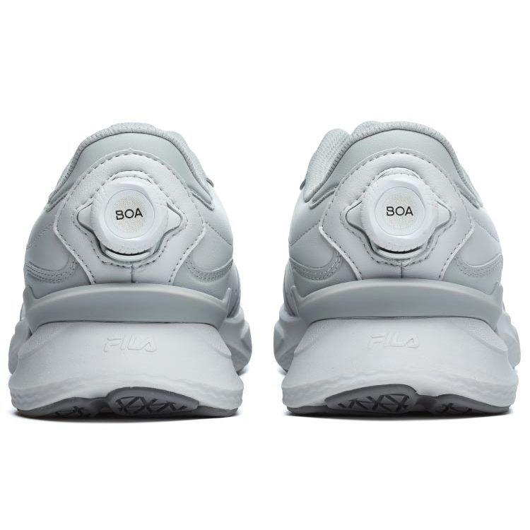 Fila Energy Lux BOA Sports Synthetic Leather Low-Top Casual Running Shoes Men Sneaker Moon-Rock-Gray A12M241107FLR
