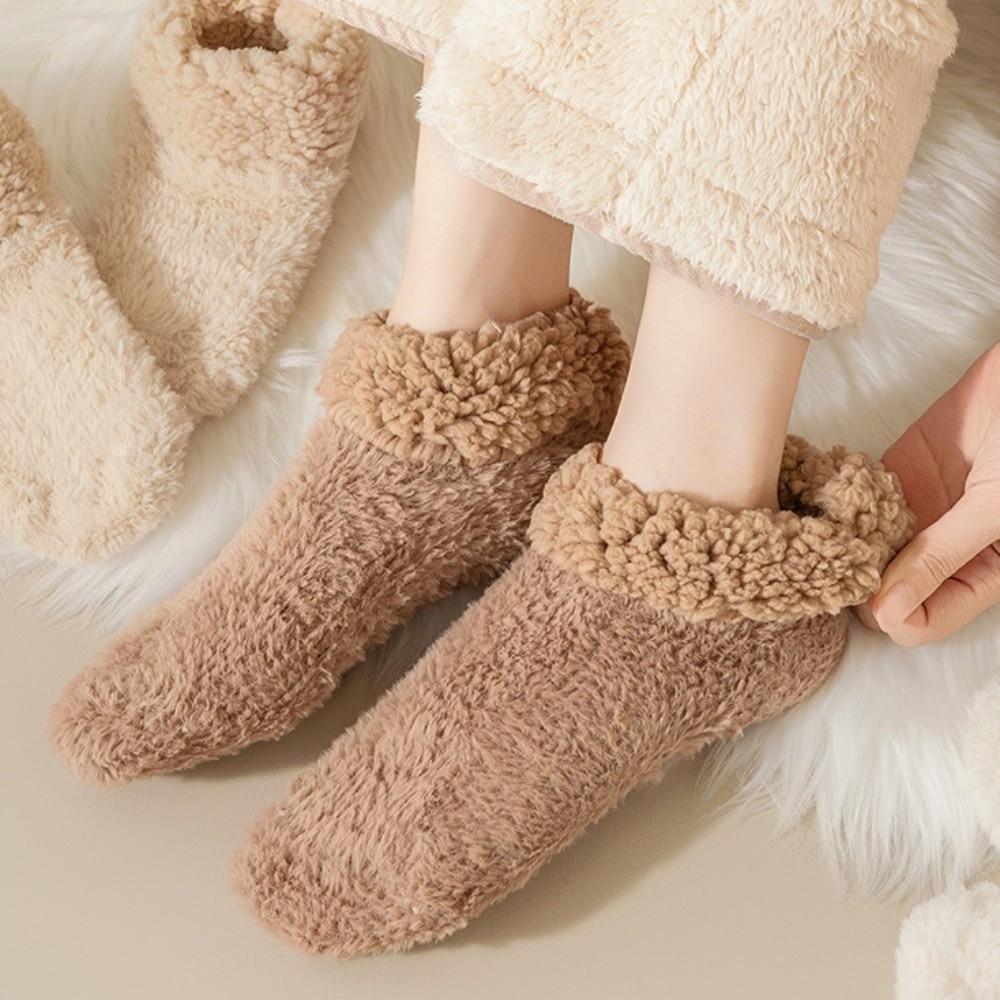 Soft Floor Socks Keep Warm Winter Foot Covers Breathable Sleeping Socks Sleep Time