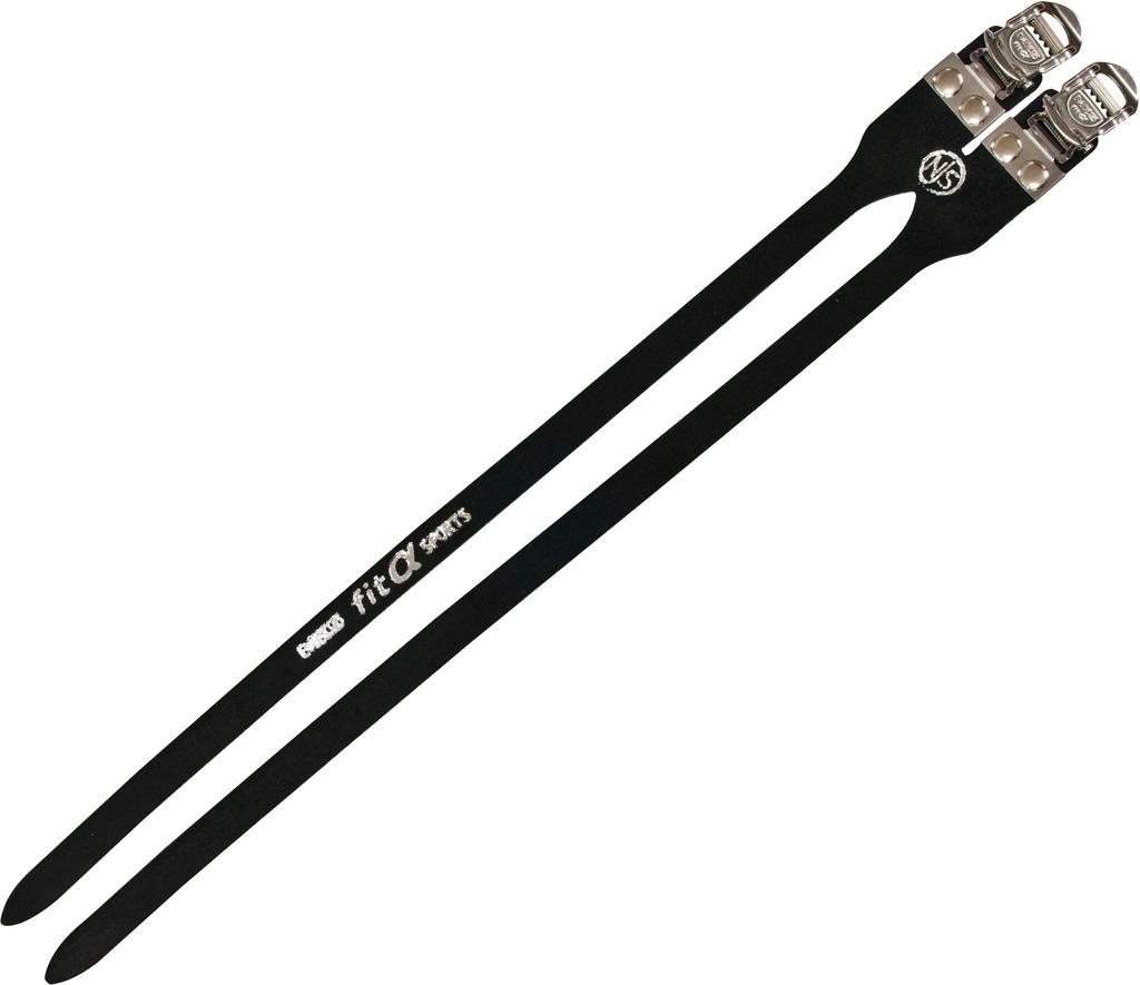 MKS Bicycle Toe Clip Strap SPORTS Alpha Sports 2 NJS Certified Product (Mikashima Seisakusho) FIT- 2-buckle (Fit Buckle)