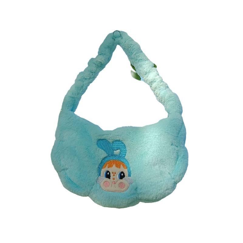 Adorable Plush Cartoon Tote Bag For Girls Fun And Cute Handbag For Daily Use