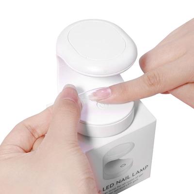 Mini UV LED nagų lempa gelinio lakavimo nagų džiovintuvas UV gelio kietėjimo lempa USB nagų UV šviesos LED terapijos šviesa