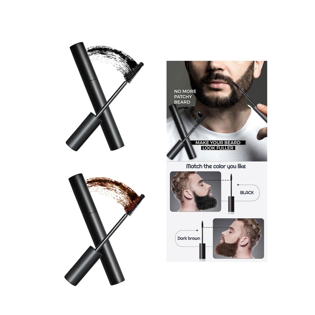Beard Filler Brush 10ml Hair Makeup Cover up for Moustache
