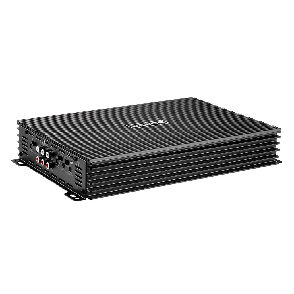 Car Audio Amplifier, 4-Channel Bridgeable Car Amplifier, Multichannel Class AB Stereo Amp, Max. 4 x 200W at 4 Ohms / 4 x 400W at 2 Ohms, High Output,