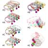1Pc Pet Glowing Collars with Bells Glow At Night Dogs Cats Collar Necklace Chain Light Luminous Neck Ring Pet Accessories