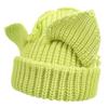 Yarn Knitted Beanie Hat Y2K Harajuku Knitted Skull Cap Gifts Cat Ear Beanie  Casual Streetwear