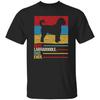 Best Labradoodle Dad Ever Retro Unisex T-shirt Gift Labrador Owner Black