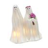 Halloween Yard Ghost Decoration Synthetic Resin Night Light Outdoor Ghost Ornament for Household