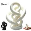 Artistic Shelf Display Piece Modern Abstract Twisted Statue, 3D Printed Infinity Twist Ornament, Minimalist Desktop Decorative Figurine Sculpture for