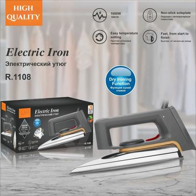 מכונת גיהוץ יבש 1600W מכונת העברת חום מיוחדת ללא אדים מגהץ חשמלי התאמת טמפרטורה מגהץ ידני