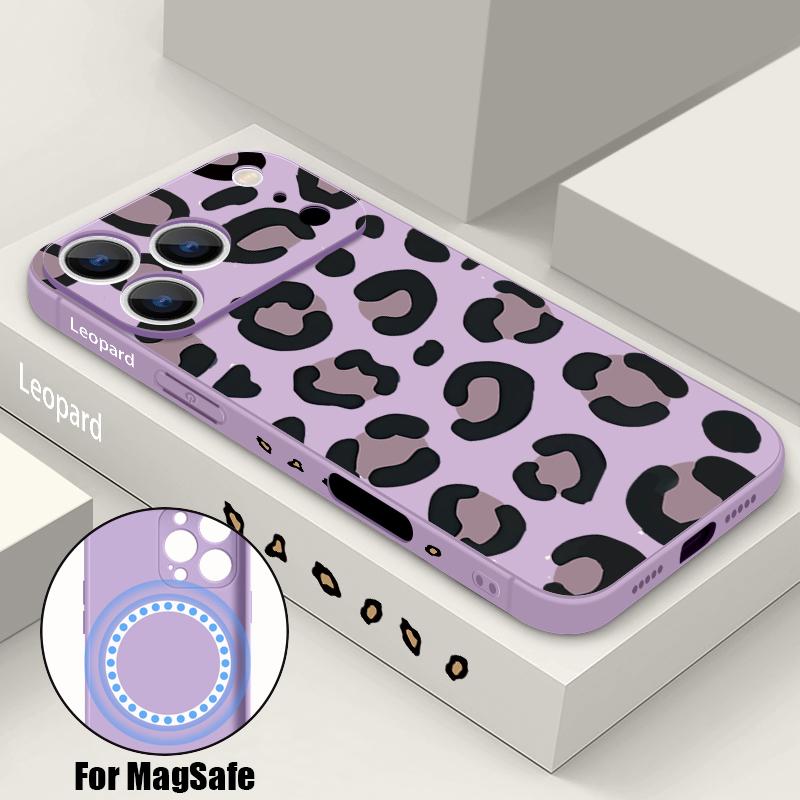 For iPhone 17 Pro Max Case Pattern Magnetic For Magsafe Soft Cover For iPhone 16 15 14 13 Pro Max 17E 16E