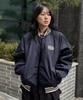 1993Studio 90S Rugby Nylon Varsity Jacket_Navy