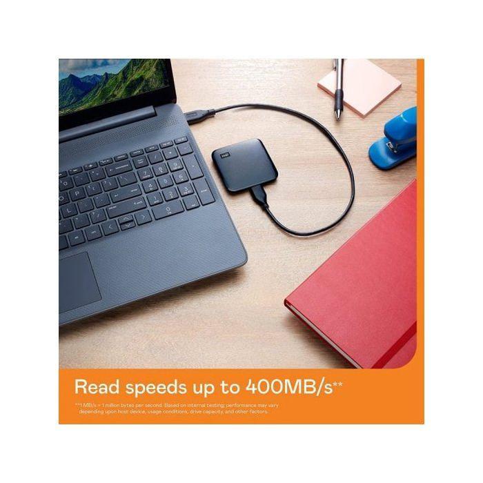 Wd elements se 1 tb disque dur externe ssd 2,5 usb 3.0 noir wdbayn0010bbk-wesn