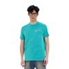 Nike Solid Color Sport Crew Neck Pullover Short Sleeve T-Shirt Men Tops Blue Green 834241-043