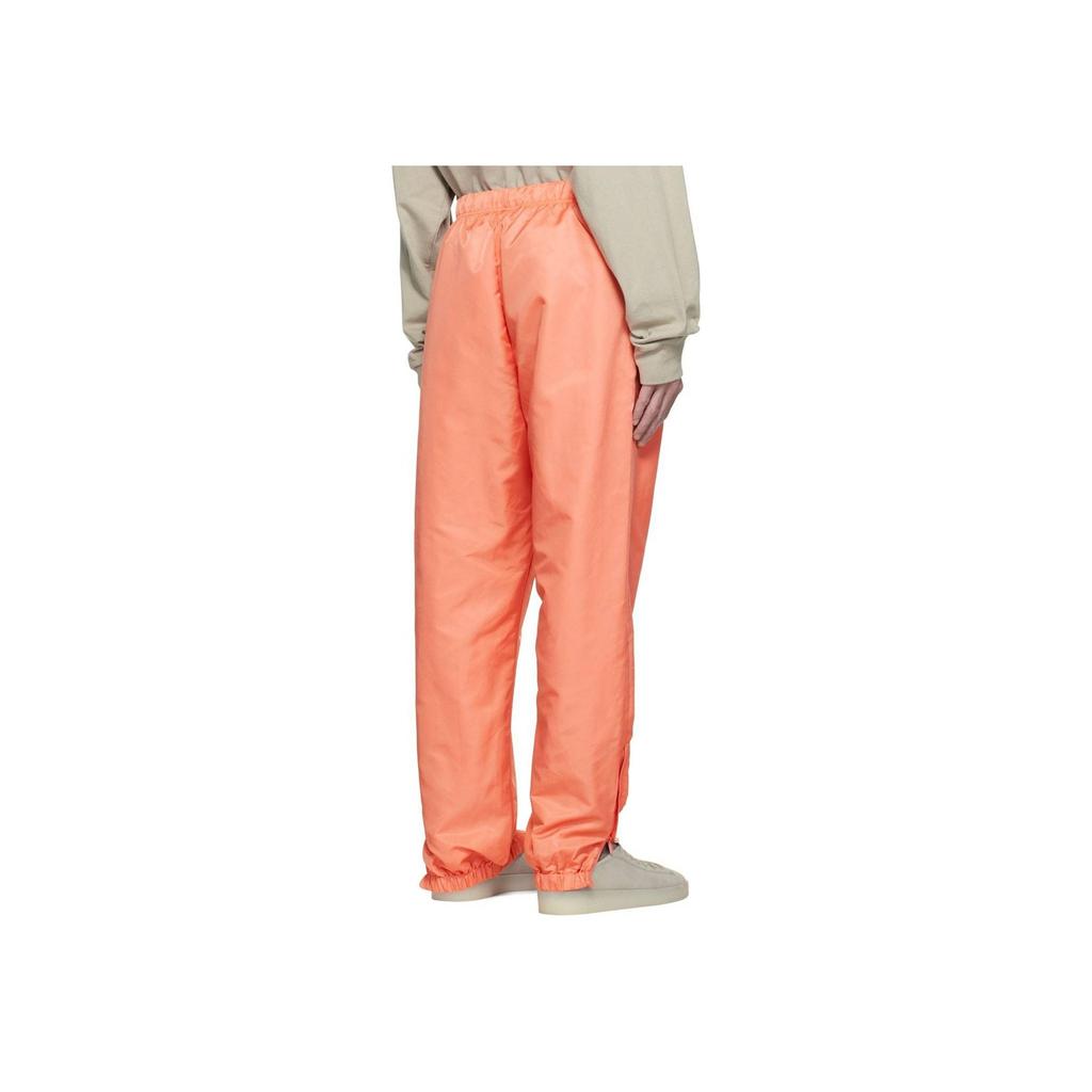 Fear of God Essentials FW22 Track Pants With Elastic Waist And Knit Cuffs Men Bottoms Coral-Red FOG-FW22-748