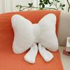 Stylish Bowknot Design Cushion Plush Fabric Back Support Throw Pillow For Home Office Use Sofa Couch Bedroom Decors