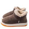 Heel Shoes for Warmth, Thick-soled Indoor Home Use, Fleece and Thickened Cotton Shoes