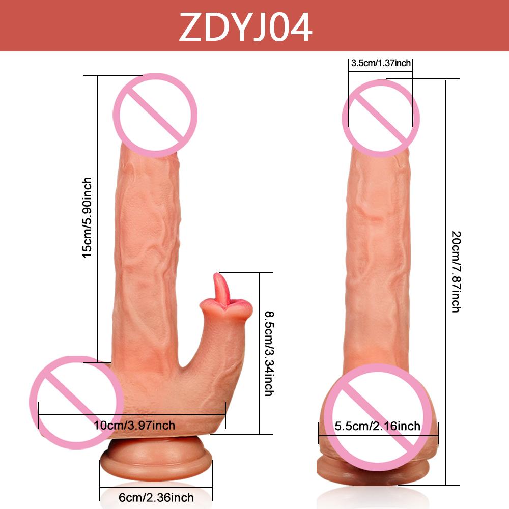 App Thrusting Heating Dildo For Women Realistic Penis Vagina G-spot Vibrator Female Masturbator Fake Dick Sex Toy For Women