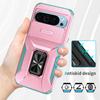 For Google Pixel 9/Pixel 9 Pro Kickstand Case TPU+PC Phone Cover Support Magnetic Car Mount