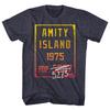 Jaws Amity Island Population Countdown Men T Shirt