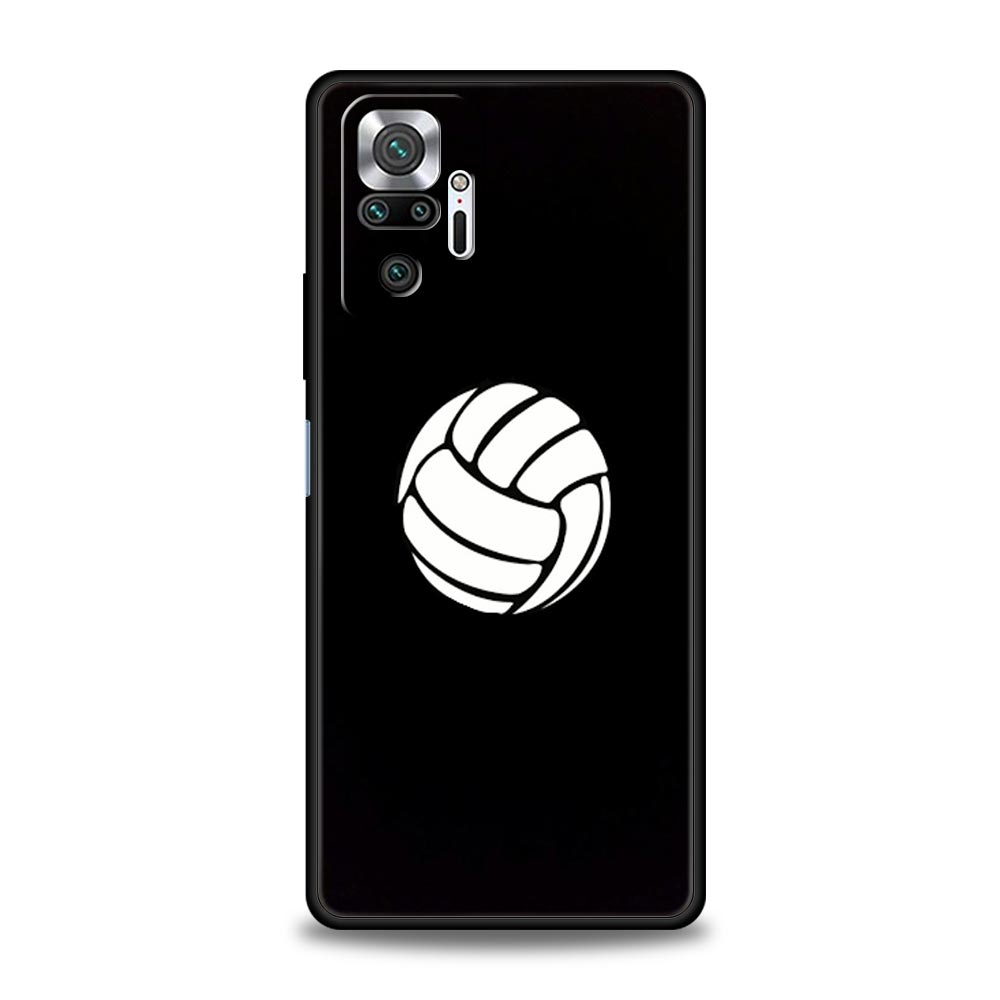 Hot Volleyball Sprot Fashion Phone Case For Xiaomi Redmi Note 14 13 5G 10 11 12 Pro Plus 4G 14C 13C 12C 10C Black Cover