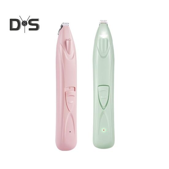 Electric Pet Hair Trimmer USB Rechargeable Dog Clipper with LED Light Quiet Pet Claw Trimmer for Cats Dogs Paws Face Ears