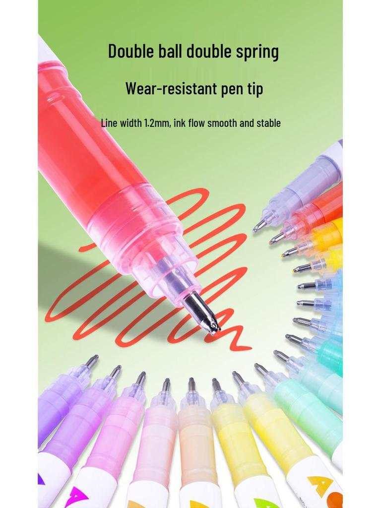 Guangna 586 Large Capacity Acrylic Paint Marker – Bleedproof, Layerable, High Gloss for DIY Projects