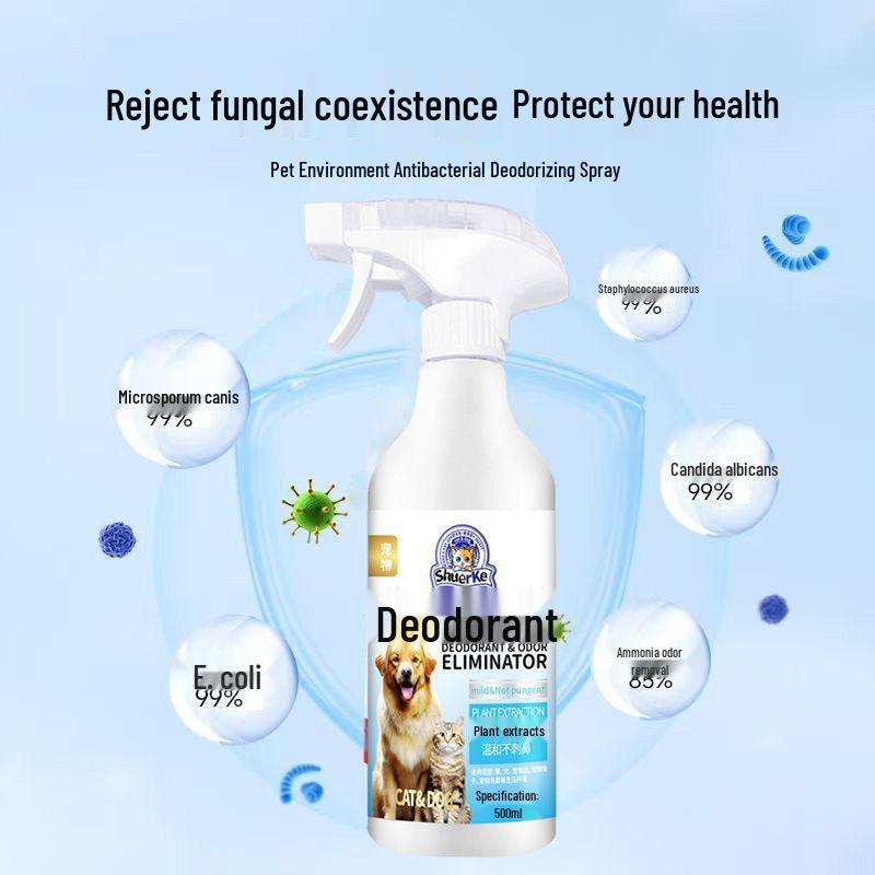 Schurke Pet Deodorant Enzyme Odor Spray for Cats & Dogs