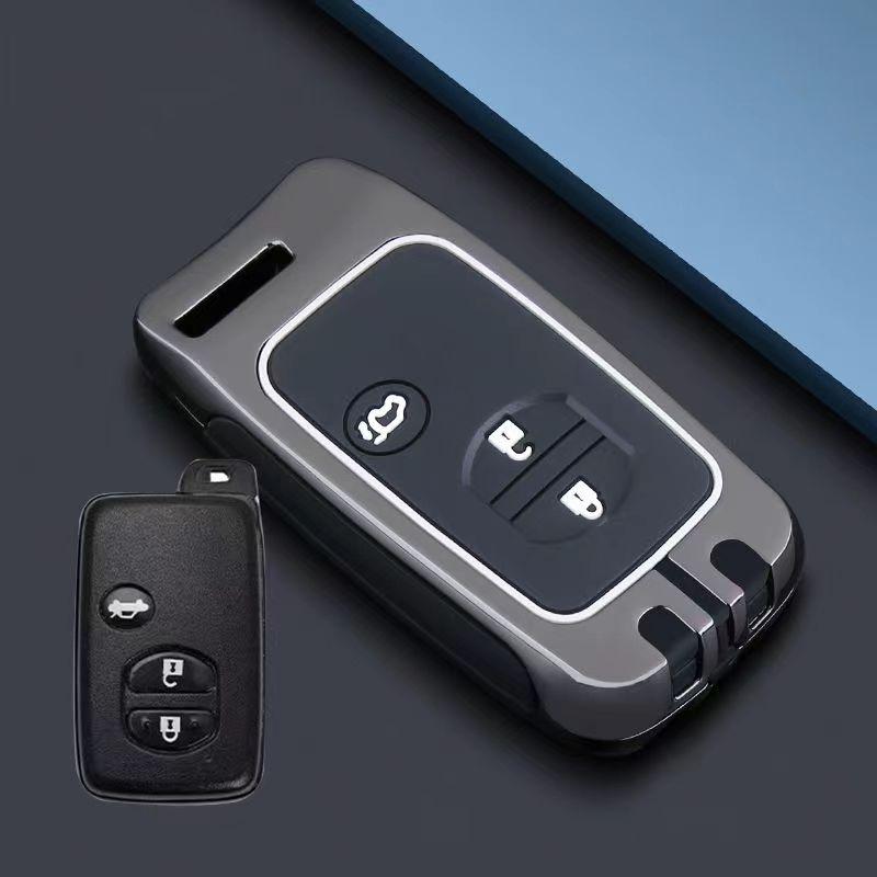 Zinc Alloy Car Remote key FOB case cover For Toyota Land Cruiser Prado 150 Camry Prius Crown Subaru 2013 2014 Foreste Outback XV