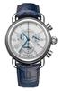 Aerowatch Alarm Chronograph Swiss A85939 Blue Watch, Made, AA09, Men's,