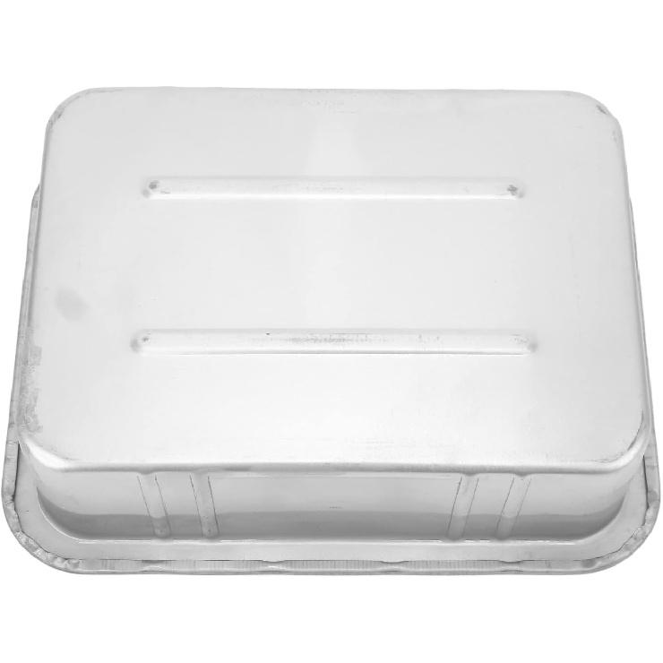 Qinlorgo Oil Drain Pan,Oil Drain Pan Leak Free Portable Universal Metal Construction Automotive Oil Change Container(5L)