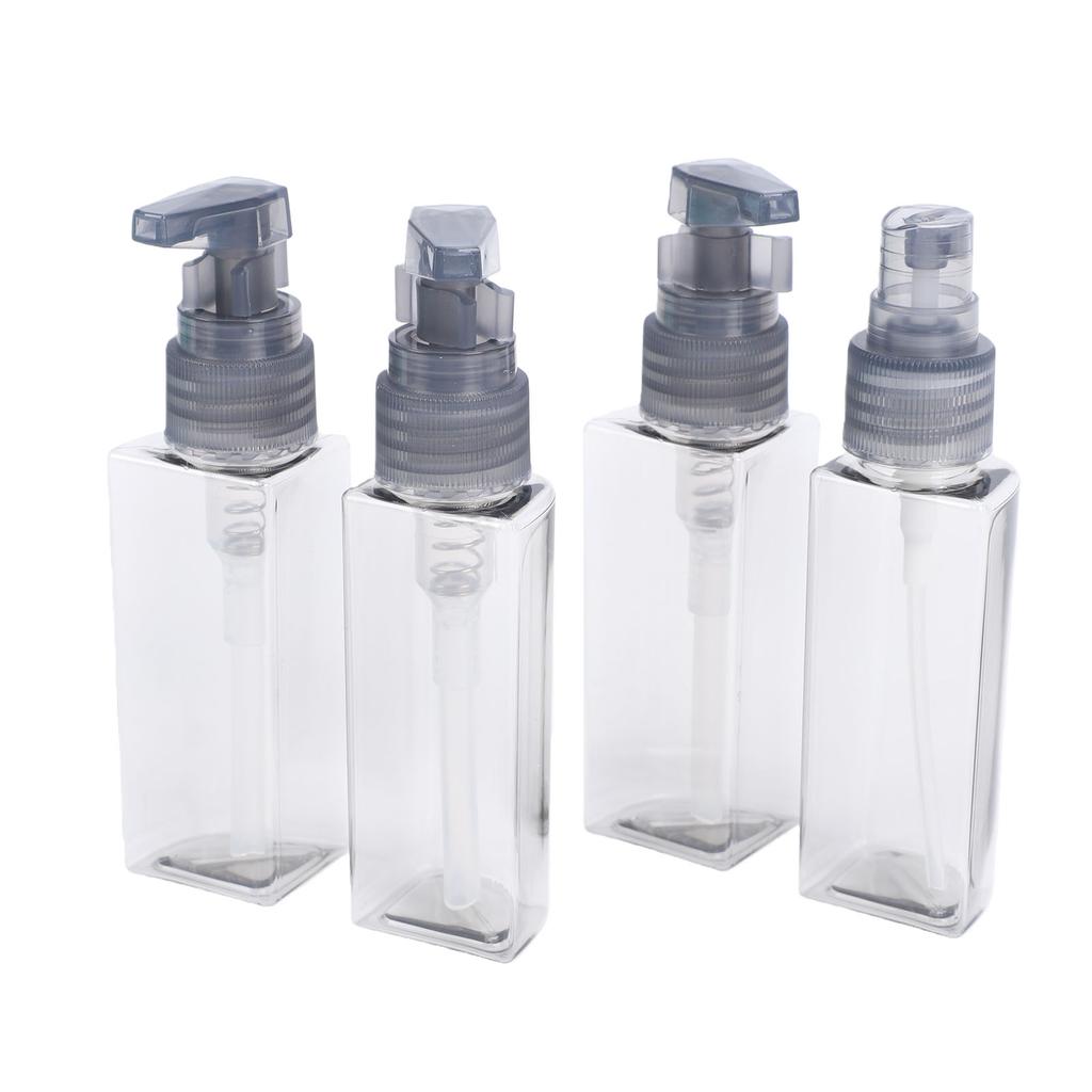 4 in 1 Travel Dispenser Bottles TSA Approved   Proof Refillable Travel Toiletry Containers for Shampoo Lotion 35ml