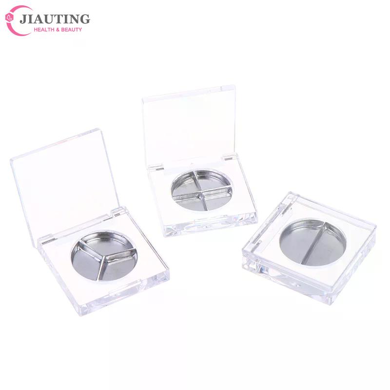 2.5g Empty Portable Eyeshadow Palette Blusher Box Solid Ointment Box Cosmetic Makeup Case Round Storage Container