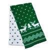 Thermal Yarn Christmas Hat Scarf Striped Pattern Knitted Holiday Scarf Xmas Beanie  Merry Couples