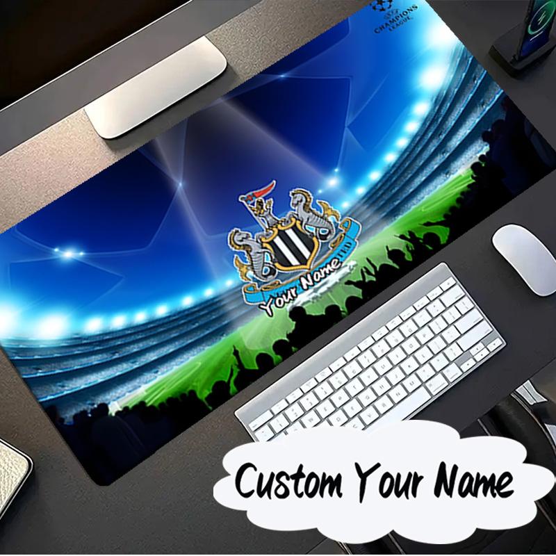 Custom Name Mouse Pad Dynamic Newcastle Football  Mouse Pad, Gaming Mouse Pad, Keyboard Pad, Desk Decor for Computer Notebook Fan Birthday Gift