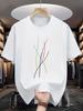 2026 Summer Bestselling Street Casual Fashion Comfortable Breathable Simple Aircraft Pattern Printed Unisexs Pure Cotton Tshirt