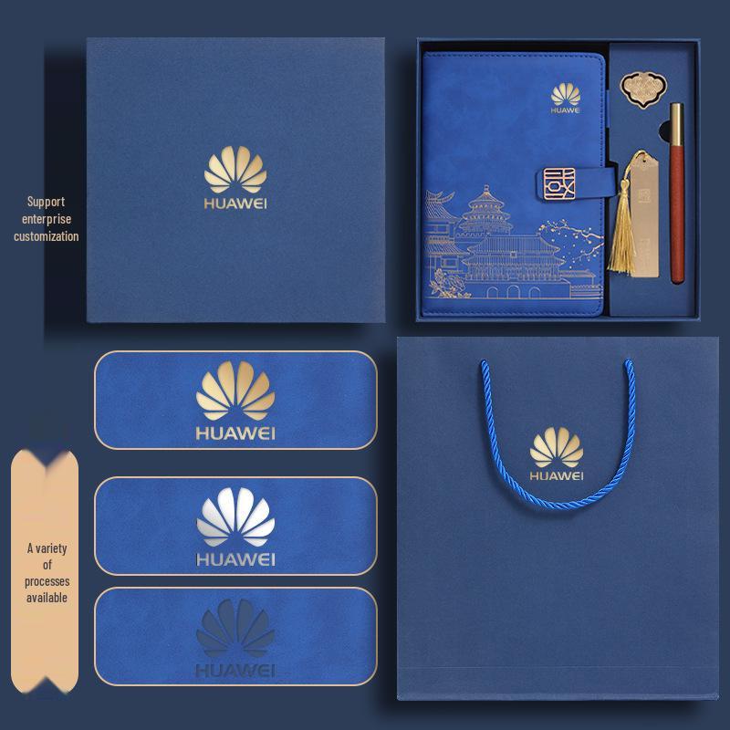 

Набір блокнотів A5 у національному стилі: Щоденник, Креативний блокнот на замовлення, Ділова подарункова коробка з USB-флешкою