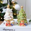 Ceramic Jewelry Box Christmas Tree Bear Scented Candle Home Decor Christmas Gift