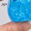 Clear Cube Toy Squeeze with Glitter Snowflake Anxiety Relief Stress Portable Reducer Sensory Soft Stretchy Ice Pinch Party