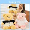 Clothes Wear Bear Pig Plush Toy Stuffed Animals Doll Cartoon Decoration Gift