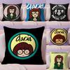 Teen Animated Sitcom DDaria Pillow Case Silky Short Plush With Invisible Zipper Dustproof Sofa Cushion Cover