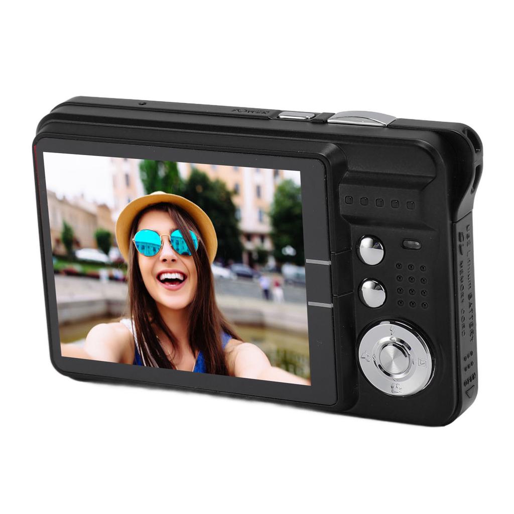 4K Digital Camera 48MP HD 2.7 Inch Screen 8X Zoom Autofocus Auto Beauty Anti Shake Travel Camera with Fill Light for Teens Kids