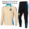 2024-'' Soccer Jersey Half-Zip Long Sleeve Training Top Men Women Kids Club Style